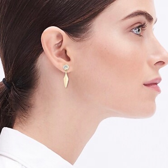 J.CREW FACTORY golden spike drop earrings - Picture 4 of 4